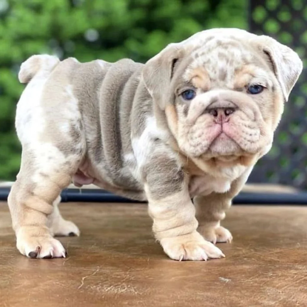 Bulldog Inglés color Isabella Merle