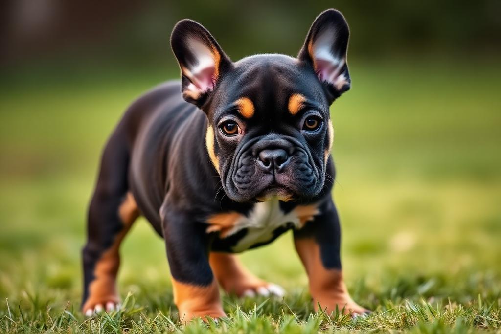 Bulldog Inglés color Black and Tan