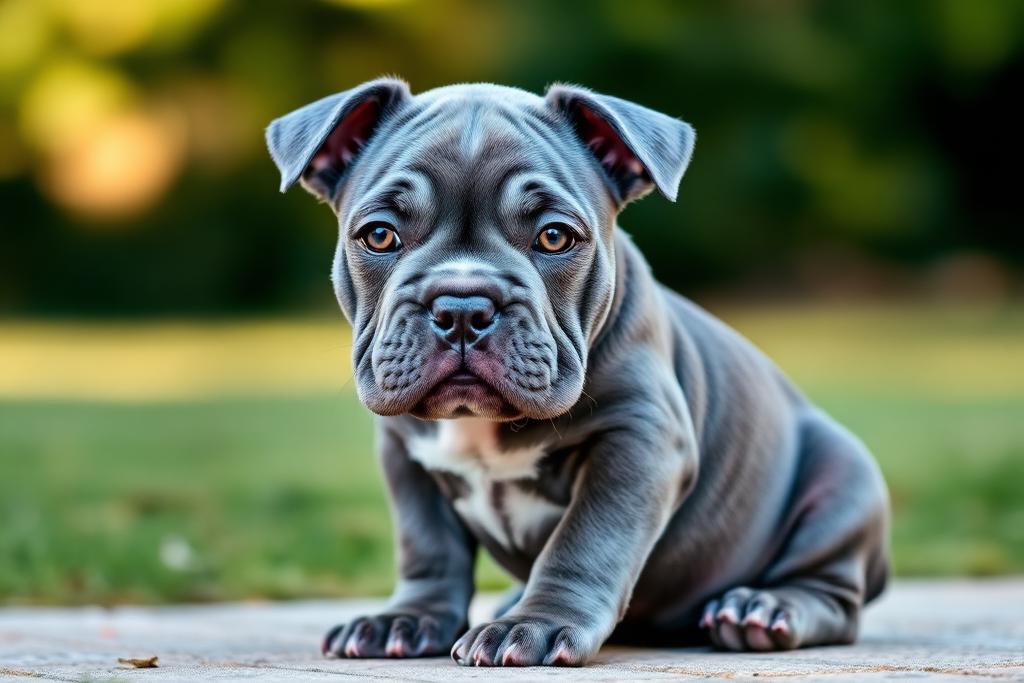 Bulldog Inglés color Blue