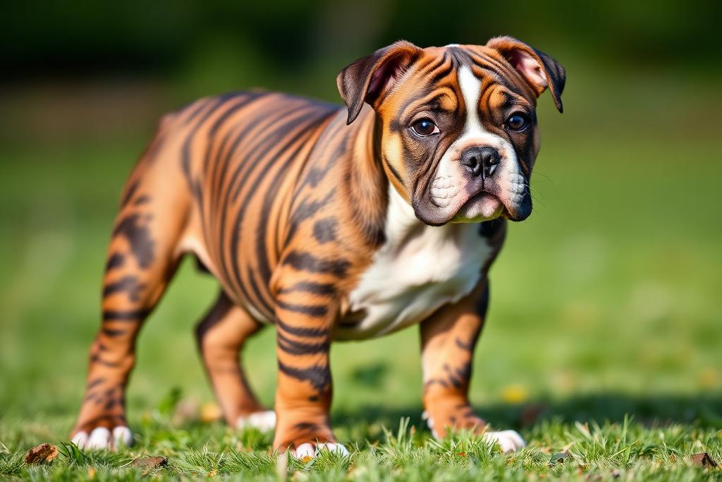 Bulldog Inglés color Brindle