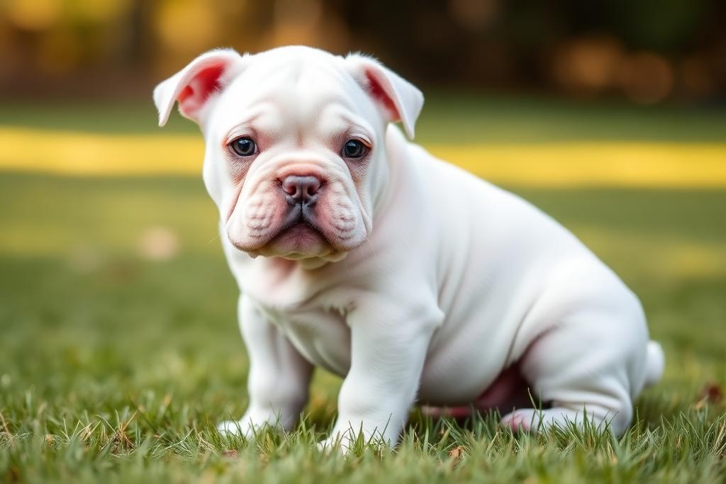 Bulldog Inglés color White